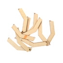 Pack of 10 Arrows Wood Shapes Charms for DIY Woodcrafts