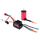 S3660 4 Pole 3800KV Brushless Motor w/ 60A ESC Combo Set for 1/8 1/10 RC Car