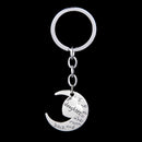Cute Unique Design Co Workers Sisters Family Friends Key Ring Party Wedding Banquet Xmas Diwali Gift Silver Daughter