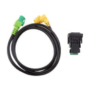 Car USB AUX Audio Cable Switch Socket & Black Cable for VW Jetta/GLI MK5 2006-2010