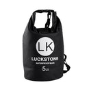 Adjustable Single Shoulder Strap 5L Capacity Waterproof Dry Bag Pouch For Kayaking Canoeing Rafting Swimming Black