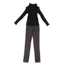 1/3 BJD Black Turtleneck Sweater Pants Set for Normal 70cm Uncle Size Doll