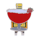 Sturdy Drinking Cup Magnetic Hat Clip Golf Ball Marker Fit for Golf Cap Visor