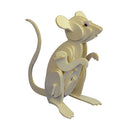 3D Handmade Wooden Puzzles Moving Model Kit DIY Mouse Puzzles Kids Wooden Toys Gifts