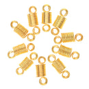 Lots 10 Pieces Golden Dreadlock Hair Beads Dread Hair Braid Pins Rings Clips DIY Cuff Jewelry for Hair Extensions