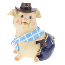Creative Resin West Cowboy Saving Money Piggy Bank Coin Box Desktop Ornament Kids Toy Birthday Gift