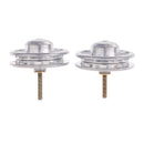 2Pcs Silver Metal Idler Wheels for 1/16 Heng Long RC Tiger Tank Model Parts