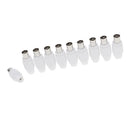 10 Pieces RF Male Connector Coaxial Adapter for RG6 Cable TV Antenna Signal