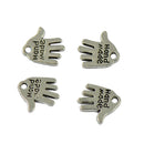 50pcs Silver Tibetan Hand Made Charm Pendant Finding Bead Jewellery Making