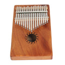 Portable 17 Notes C Tone Kalimba Coffee for Kids Music Educational Toys 7.32 x 5.31 x 1.41inch