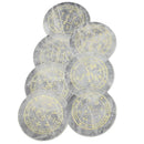 7 pieces Reiki Stone Rock Crystal Quartz Natural Gemstone Crystal Stone Pocket Stone Polished Engraved Crystal The Tree of Life