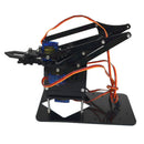 Professional DIY 4-Dof Tank Robot Mechanical Arm For Arduino 51 Learning Kits Science Toy