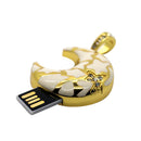 Mini 16GB USB2.0 Flash Drive Device Memory Stick For IOS Linux Windows Moon Shape