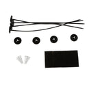 Plastic Radiator Fan Tie Strap Mounting Kit Tie Strap Pads for Car Cooling System