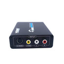 3RCA CVBS Composite S-Video R/L Audio Video To HDMI Converter Game Console HD Player TV Adapter 5V 1A EU Plug