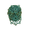 Pack of 20 Vintage Hollow Dream Catcher Charms Pendants Connectors DIY Jewelry Finding Green