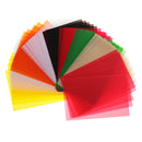 50 Pieces 15x10cm Vellum Coloured Translucent Tracing Papers for DIY Cardmaking