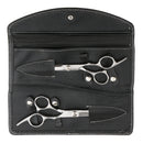 Professional 6 inch Premium Hair Cutting Thinning Scissors Barber Shears Hairdressing Tool Barber Salon Set With Leather Bag