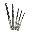 5pcs HSS Wood Drills Drill Bit Carpenter Tools High Speed Steel 4/5/6/8/10mm