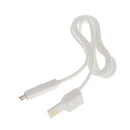 2 in 1 USB Data Charging Charger Cable OTG Cord for Android Phones iPhone White