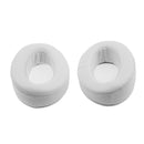 2 Pieces Replacement Supra-aural Ear Pads Cushions for Sony MDR V6 Shure SRH 440 Headphone White PU Leather