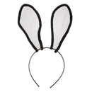 Women Girl Retro Lace Wire Rabbit Bunny Ear Hair Bands Cute Headband Black