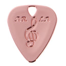 Practical Metal Guitar Pick Plectrum for Bass Acoustic Electric Guitar Replacement Part Rose Gold