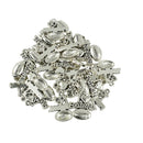 30 Pieces I love Football Soccer Charm Beads Loose Spacer DIY Findings Craft