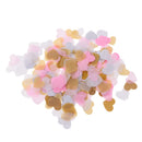 1400pcs Wedding Paper Confetti Table Gold Heart Throwing Decor Craft