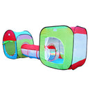 Folding Pop Up 3-in-1 Tunnel Ball Pit Play Tent Kid Indoor Outdoor Beach Toy