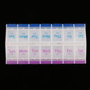 AM PM 14 Slots 7 Day Travel Pill Tablet Medicine Capsule Box Organizer Holder Case