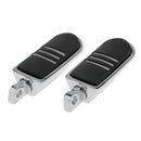 Pack of Two StreamLiner Styled Chrome Footpeg set for Harley FLH Touring Silver