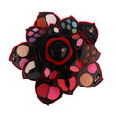 Rotary Eyeshadow Palette Shimmer Glitter Matte, Powder Blusher Comestics, Makeup Brush Tools Set Case Box