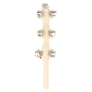 Wooden Stick Jingle Bell Hand Rattles with 13 Bells Baby/Toddler Early Learning Sounding Shake Toy