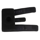Black Knee Brace Open Patella Stabilizer Support Belt Strap with Spring Bars for for Meniscus Tear Arthritis Joint Pain