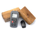 LCD Display Digital Wood Moisture Meter Humidity Tester 2 Steel Sensor Pins