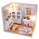 DIY Handcraft Miniature Project Wooden Dolls House with Lights - Hemiola's Room