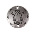 20Pcs Jewelry DIY Accessories Twelve Constellations Libra Round Pendants