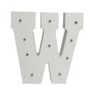 Wooden 6'' LED Vintage Letter Lights Circus Style Alphabet Light Up Signs W