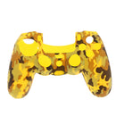 Camouflage Silicone Rubber Cover Case Skin Protector for Sony PS4 Controller Yellow