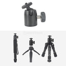 Metal 360Â° Swivel 1/4'' Screw Ball Head Mount for DSLR/SLR Camera Tripod Black