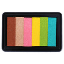 Fashion Ink Pad Korea Stationery DIY Craft for Paper Fabric Wood Colorful Rainbow 9