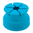 Silicone Mini Holder Storage Winder Case Stretch Earbud Earphone Wrap Blue