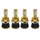 4 Pieces TR501 Replacement Wheel Tire Brass Valve Stems for Car Motorcycle
