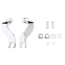 Chrome Passenger Foot Peg Mounts Brackets For Harley Touring 1993-2015