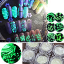 Body Glitter Tattoos 6 Boxes Luminous Glitter Set for Face Nails