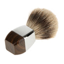 Wood Alloy Handle Mens Salon Barber Men Shaving Brush With Gift Box