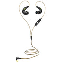 Detachable Dual Driver MMCX 3.5mm IN Ear Earhook Earphone Sport Headphone Headset