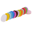 15 Pieces Round Rubber Stamp Carving Blocks for DIY Stamps Making Hobbies Crafts 5x1cm