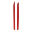 Stainless Steel Paracord Needle With Screw Thread Shaft Tip Stitching Weaving Needle Pack of 2PCS Red
